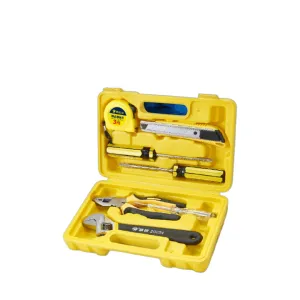 مجموعة أدوات من الفولاذ الكربوني متعددة الوظائف من 8 قطع لإصلاح المنزل DIY مع عبوة OEM قابلة للتخصيص 8-Piece Multifunctional Carbon Steel Tool Set for DIY Home Repair with Customizable OEM Packaging