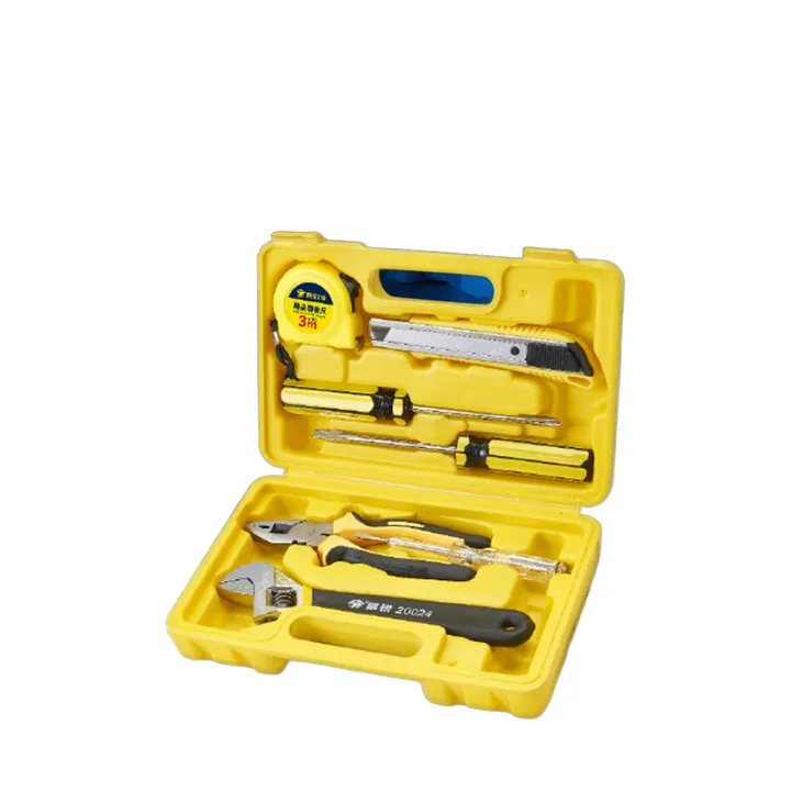مجموعة أدوات من الفولاذ الكربوني متعددة الوظائف من 8 قطع لإصلاح المنزل DIY مع عبوة OEM قابلة للتخصيص 8-Piece Multifunctional Carbon Steel Tool Set for DIY Home Repair with Customizable OEM Packaging