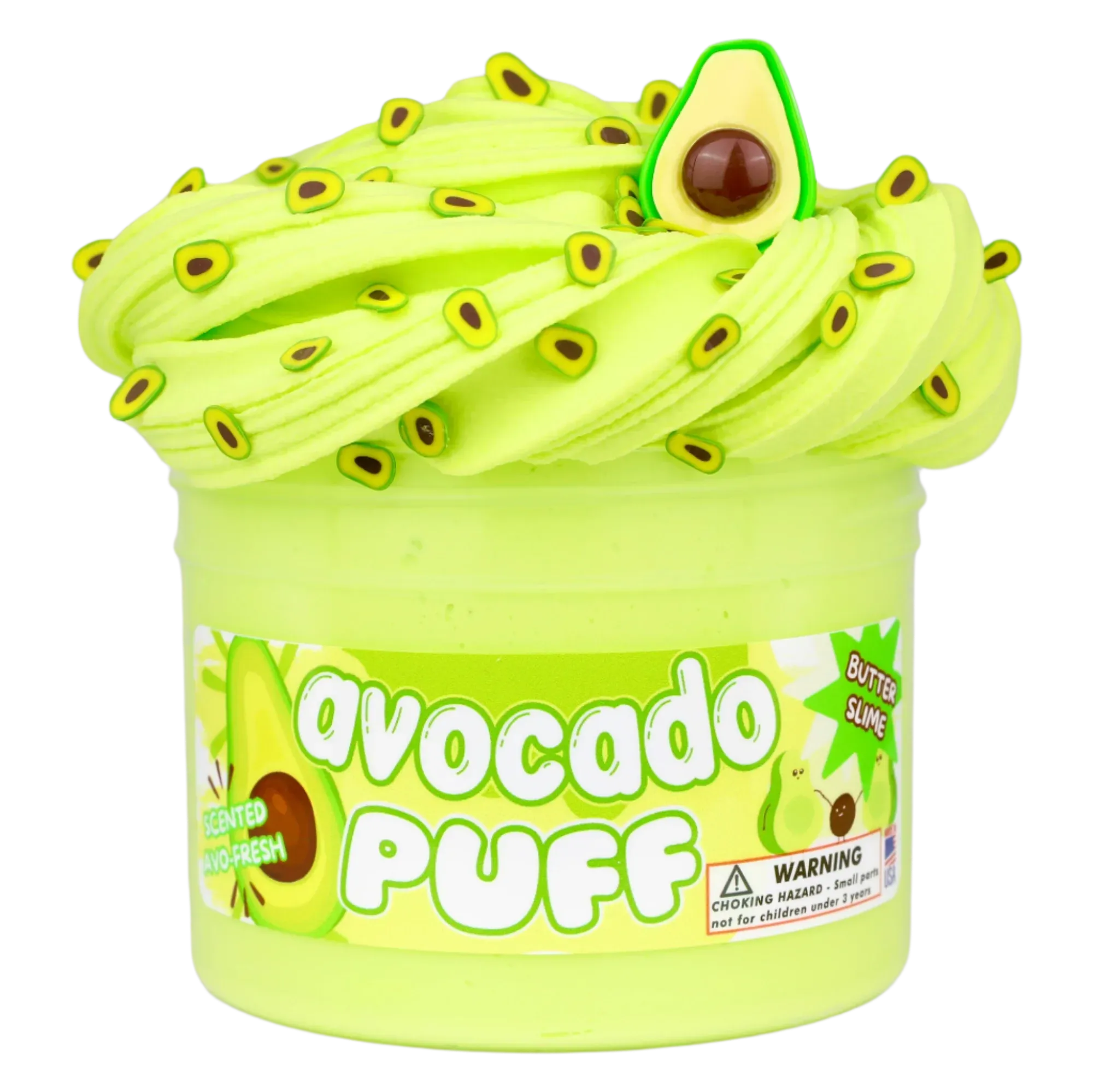 Avocado Puff Slime
