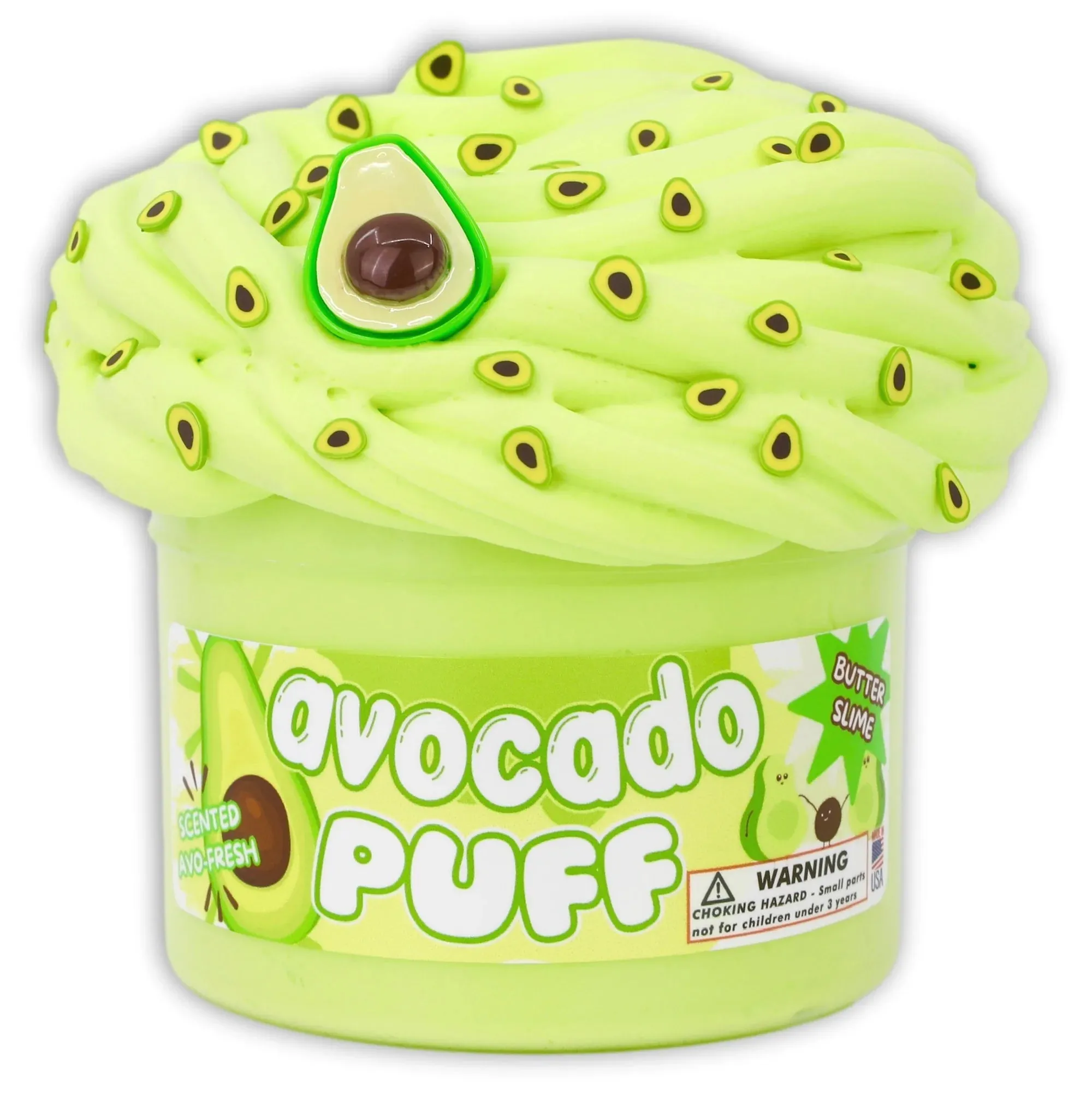 Avocado Puff Slime