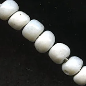 b17-081-Antique Venetian white seed beads. 3.3mm.10-gr. bag
