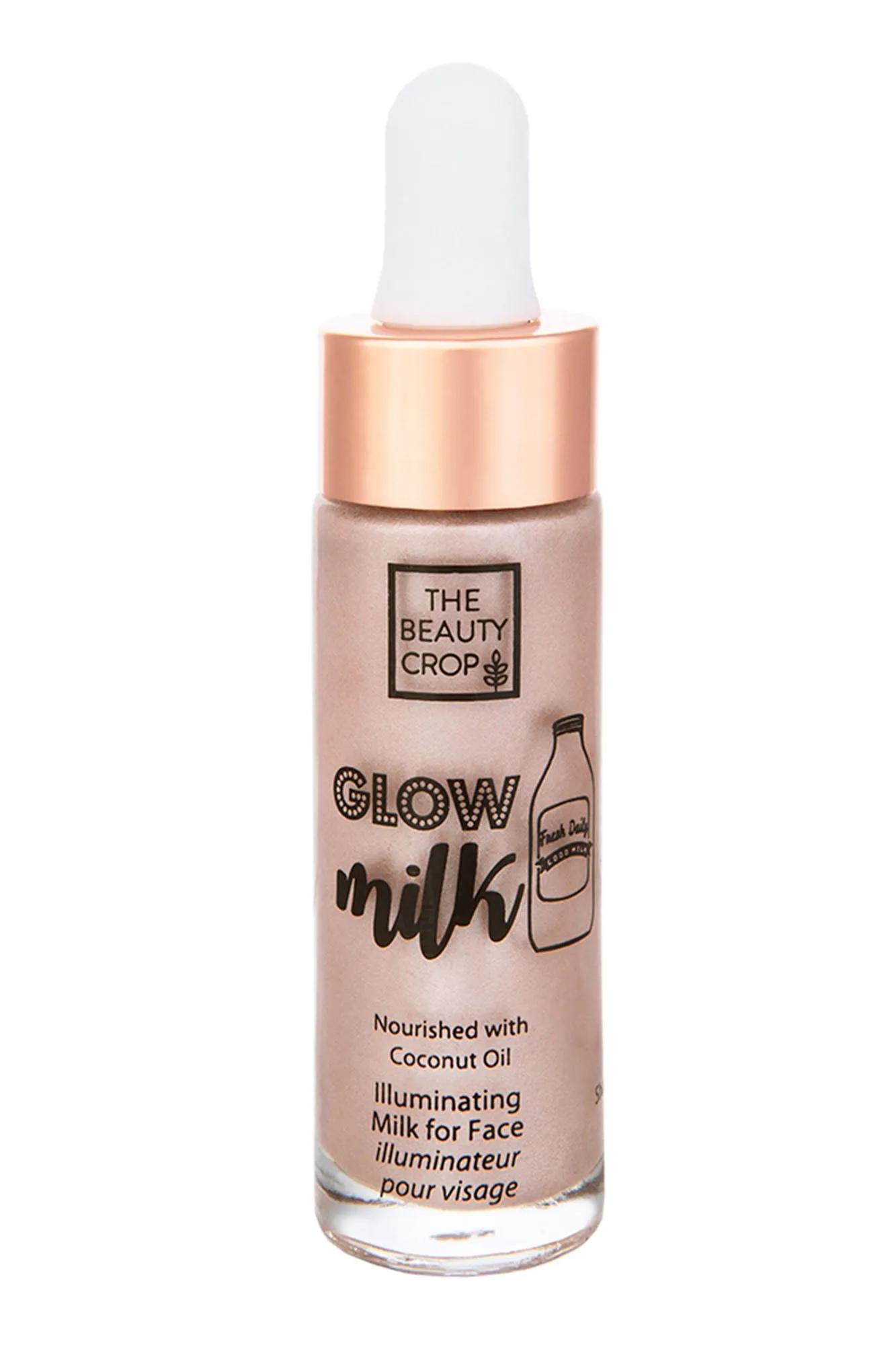 Beauty Crop Glow Milk Dropper Liquid Highlighter Love U So Matcha