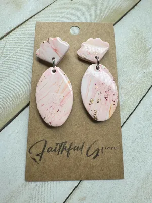 Blush Clam Dangle
