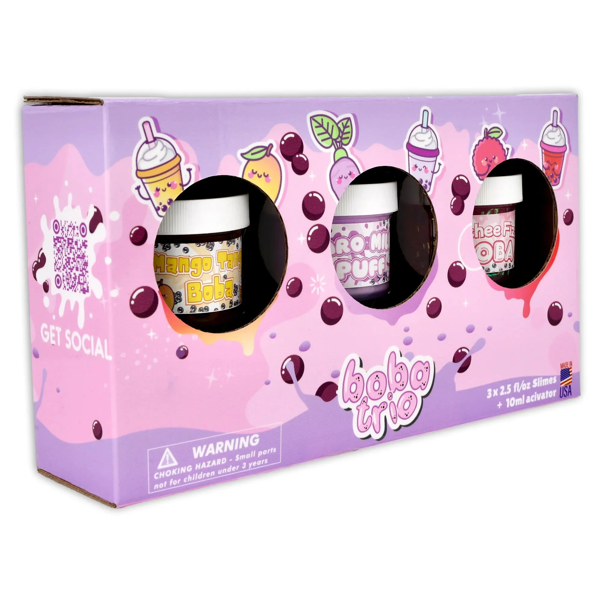 Boba Slime Trio