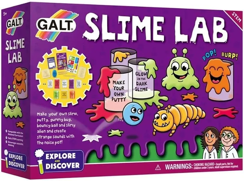 Galt Explore & Discover Slime Lab Experiment Kit for Ages 5 and Up