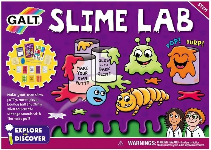 Galt Explore & Discover Slime Lab Experiment Kit for Ages 5 and Up