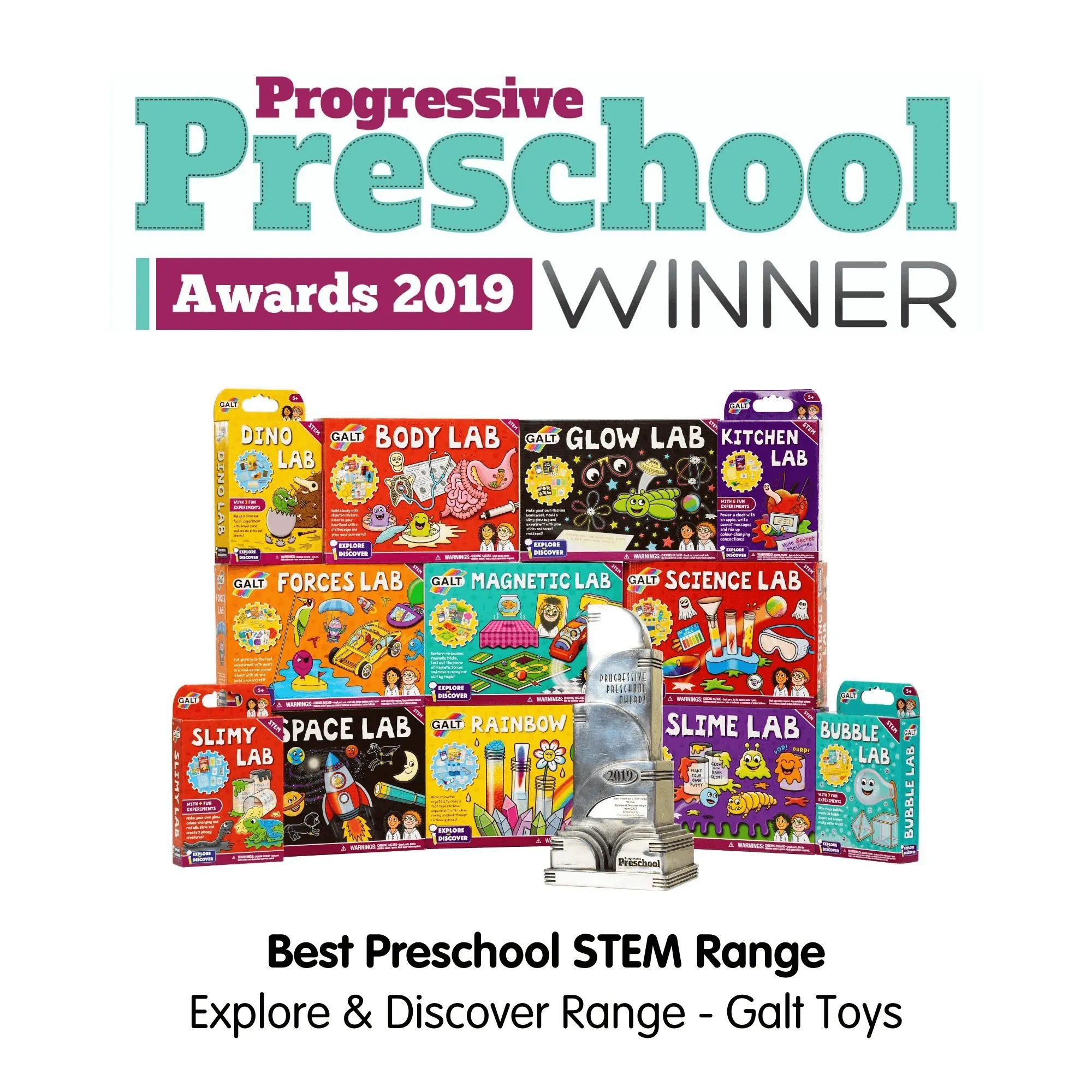 Galt Explore & Discover Slime Lab Experiment Kit for Ages 5 and Up