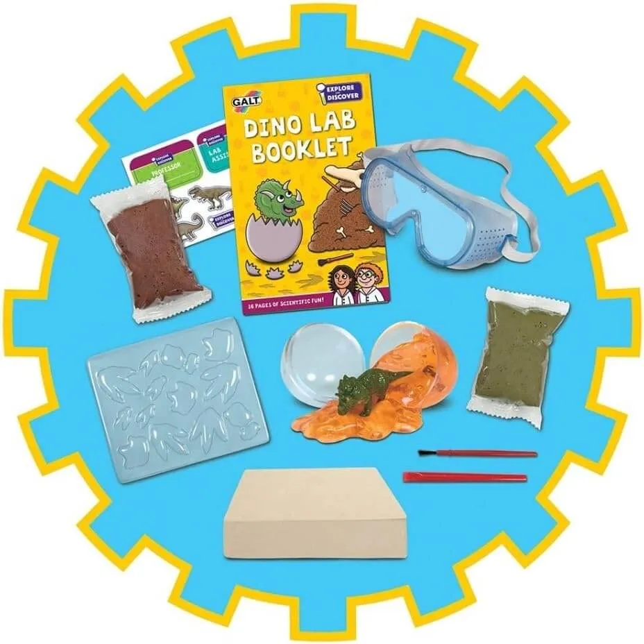 Galt Explore and Discover Dino Lab Experiment Kit for Ages 5 and Up