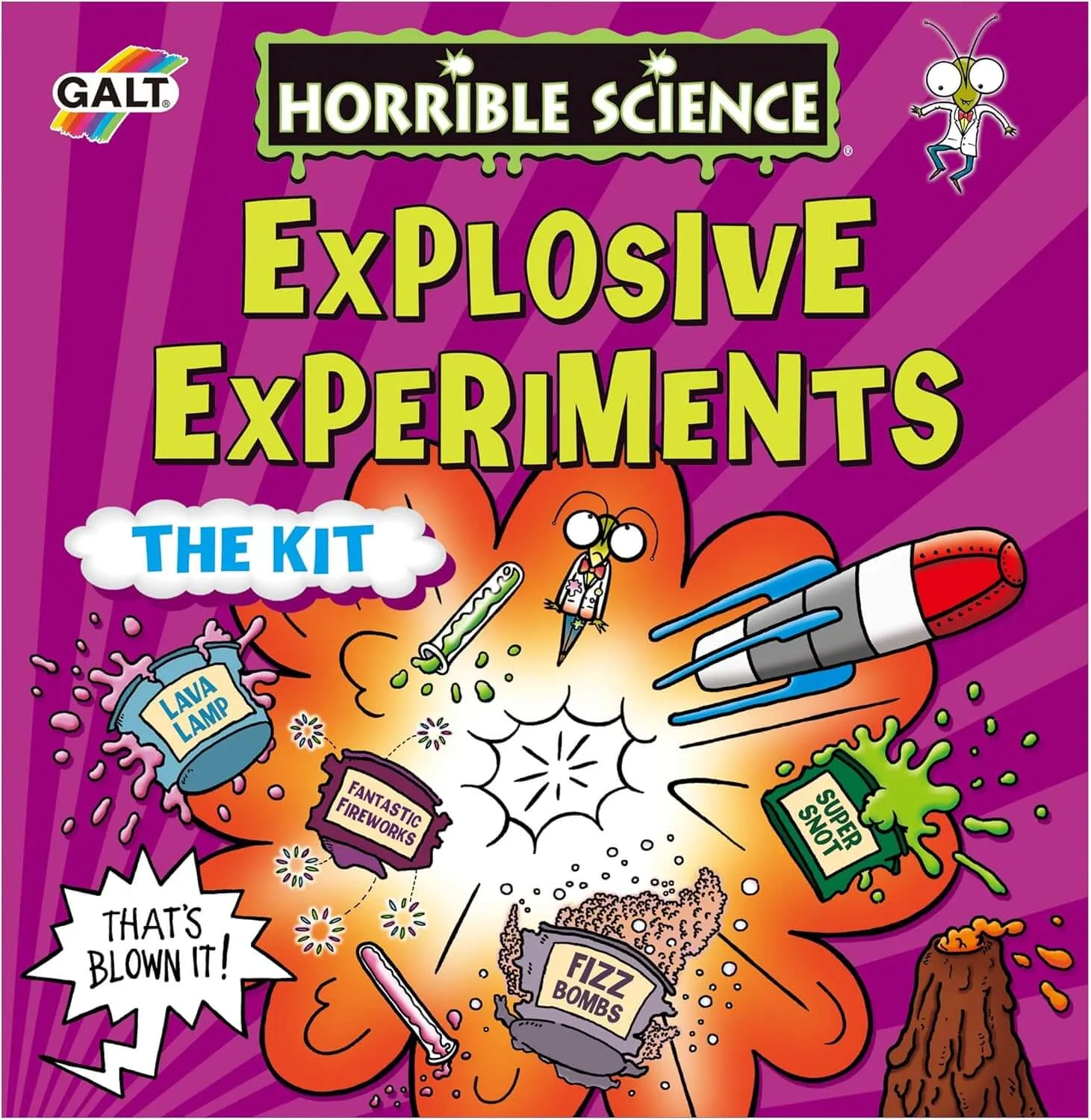 Galt Horrible Science Explosive Experiments Kit for Ages 8 and Up