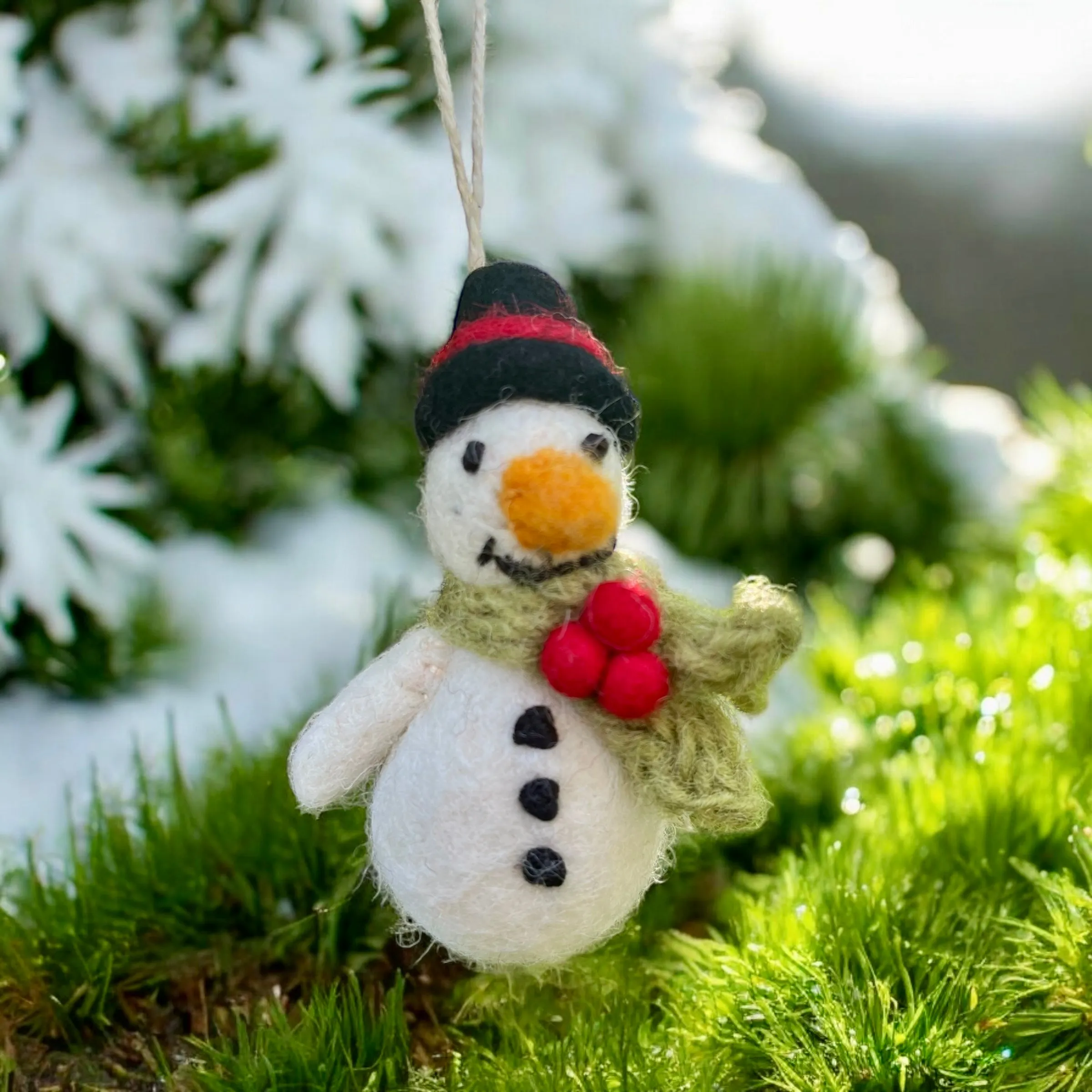 Hand Made Snowman Christmas Decoration