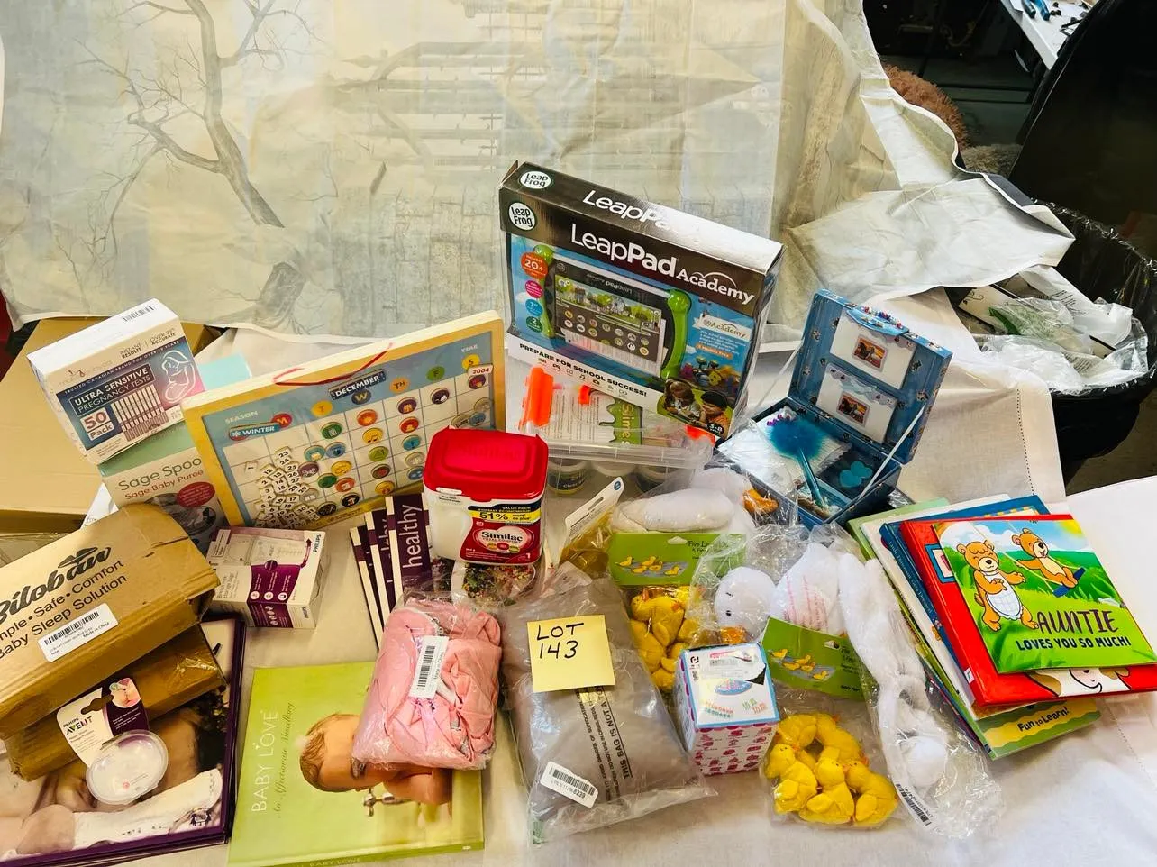 Lot 143- Large Baby & Toy Lot, MIx lot New/Returns, 35 Pieces