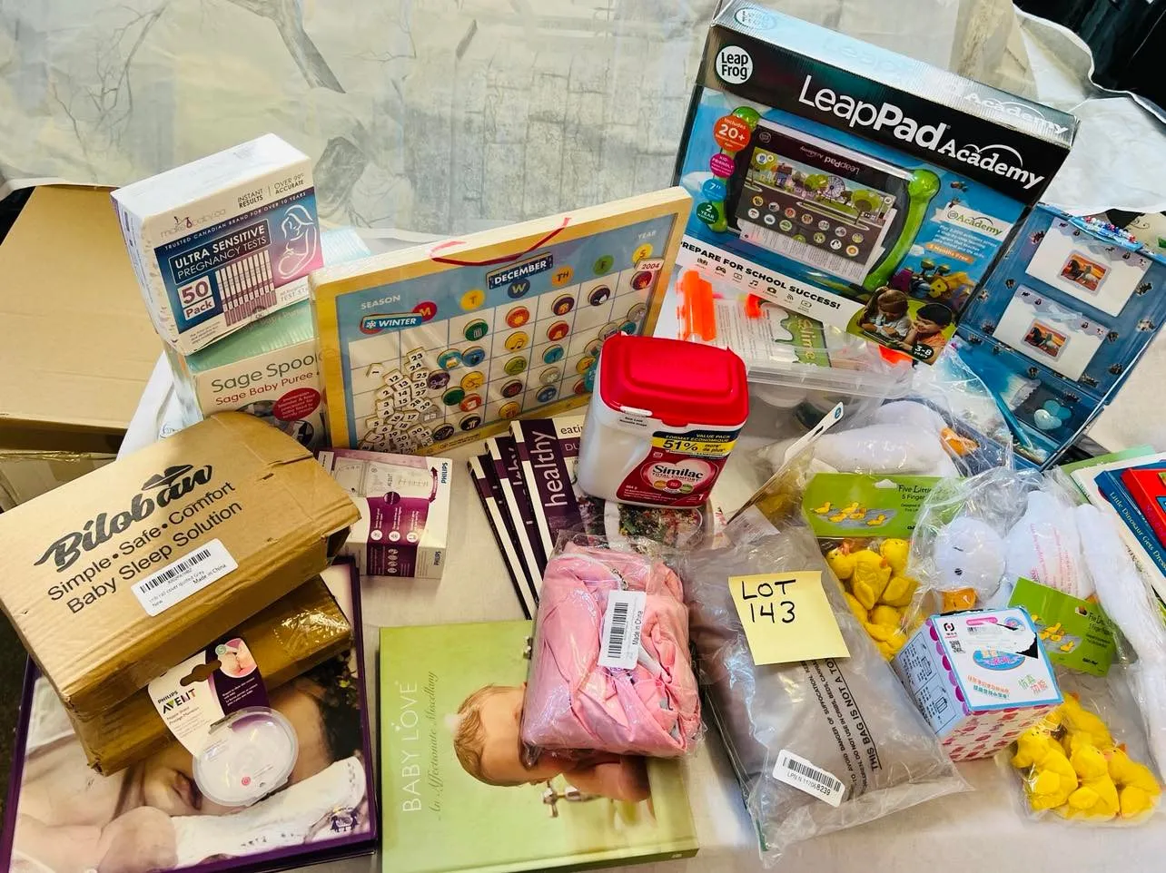 Lot 143- Large Baby & Toy Lot, MIx lot New/Returns, 35 Pieces