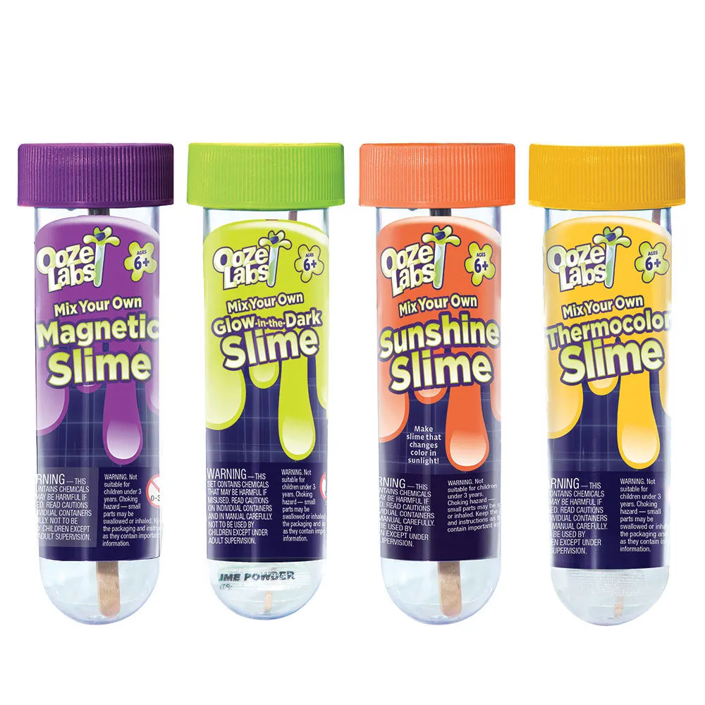 Ooze Labs: Mix Your Own Slime Kits 12-Piece Gift Set