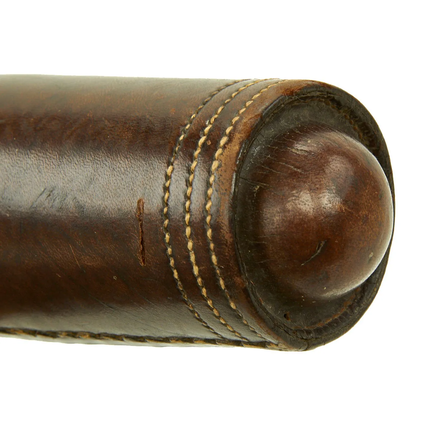 Original British Victorian Cavalry and Police Saddle Bucket Holster for Percussion Pistols