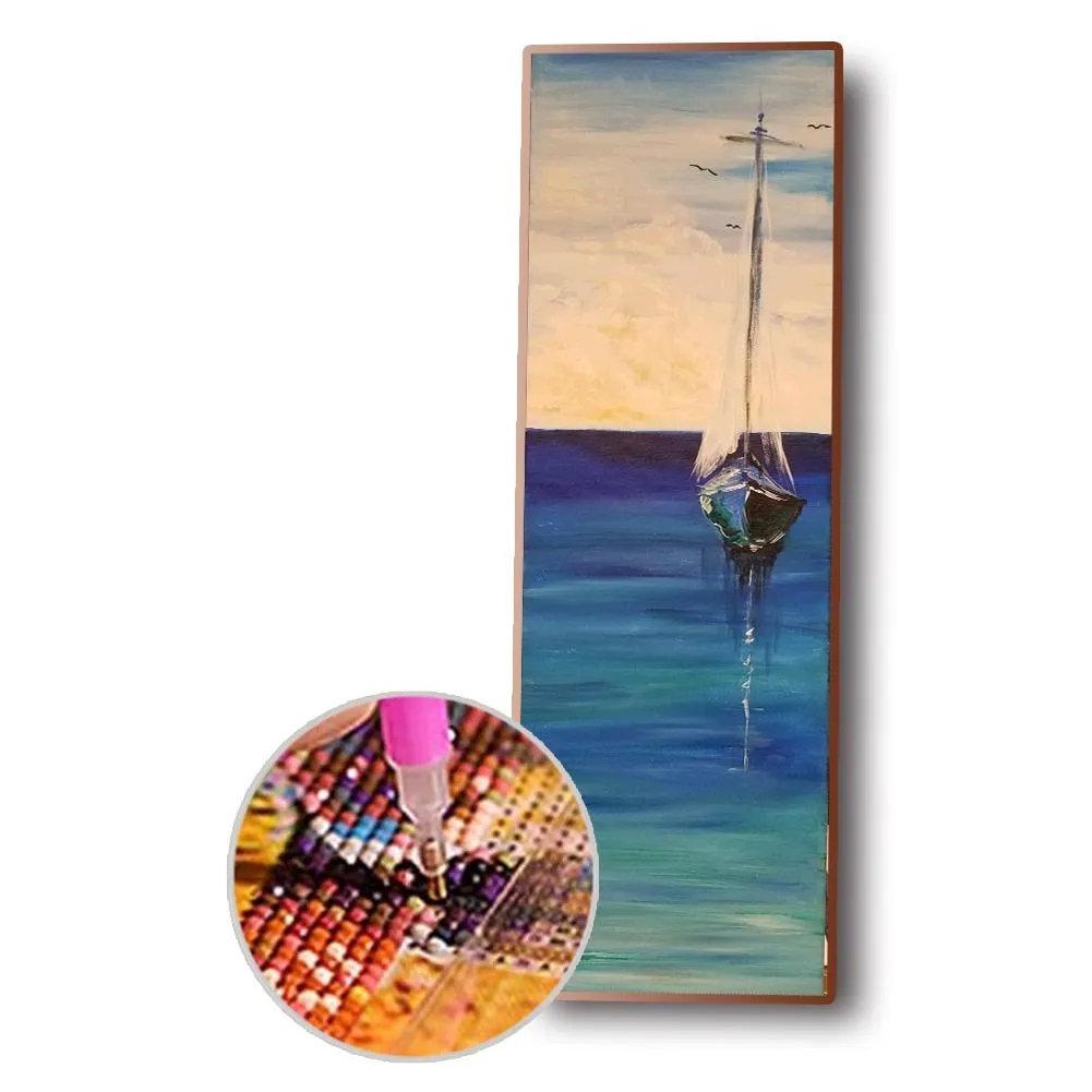 Sailboat - Full Round Diamond - 30x80cm