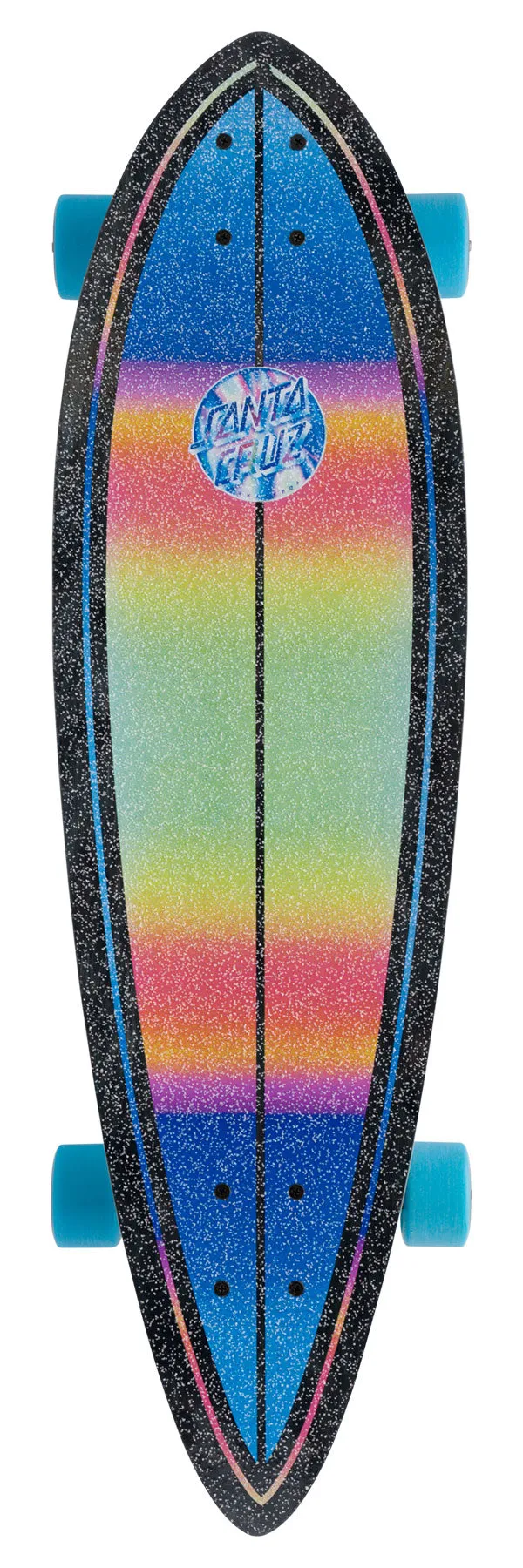 Santa Cruz Iridescent Dot Pintail Cruiser Cruzer