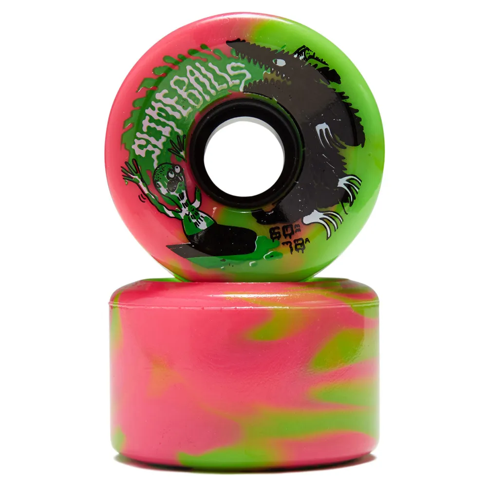 Slime Balls Jay Howell OG Slime Pink Green Swirl 78A 60mm