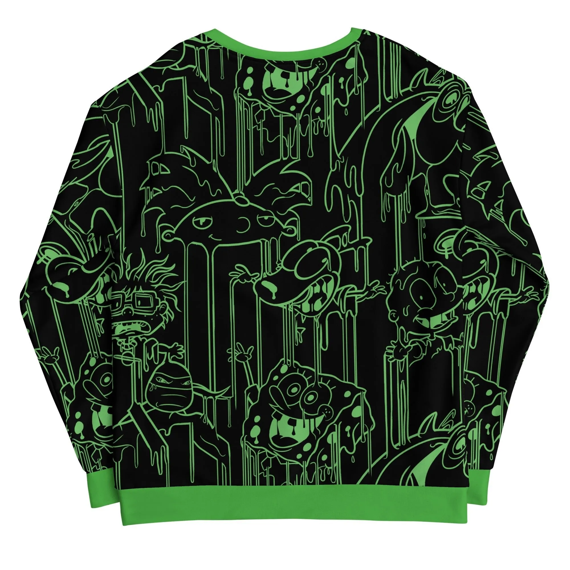 Slime Character Drip Unisex Crew Neck Sweatshirt