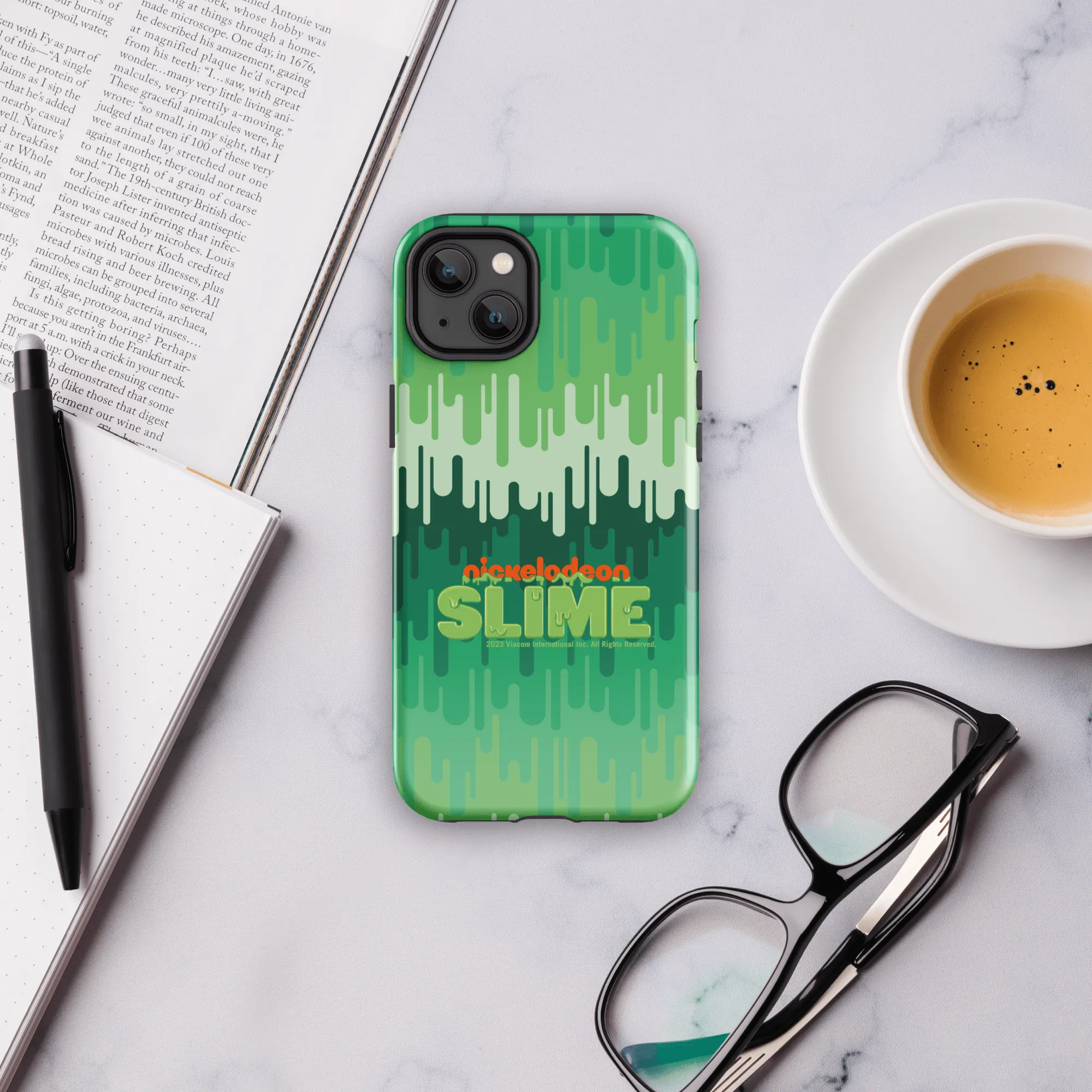 Slime Ombre Green Tough Phone Case - iPhone