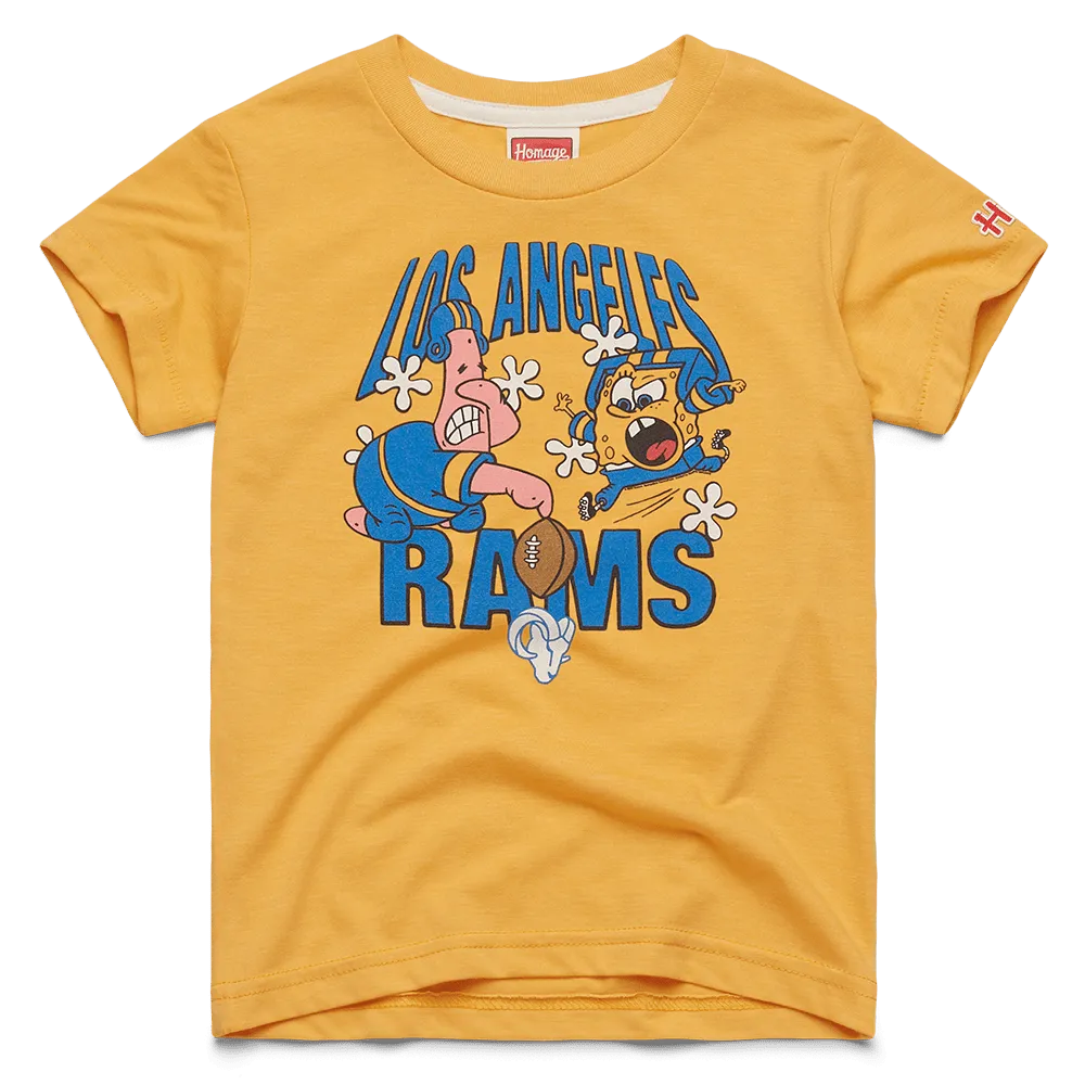 SpongeBob SquarePants and Patrick x LA Rams Youth Short Sleeve T-Shirt