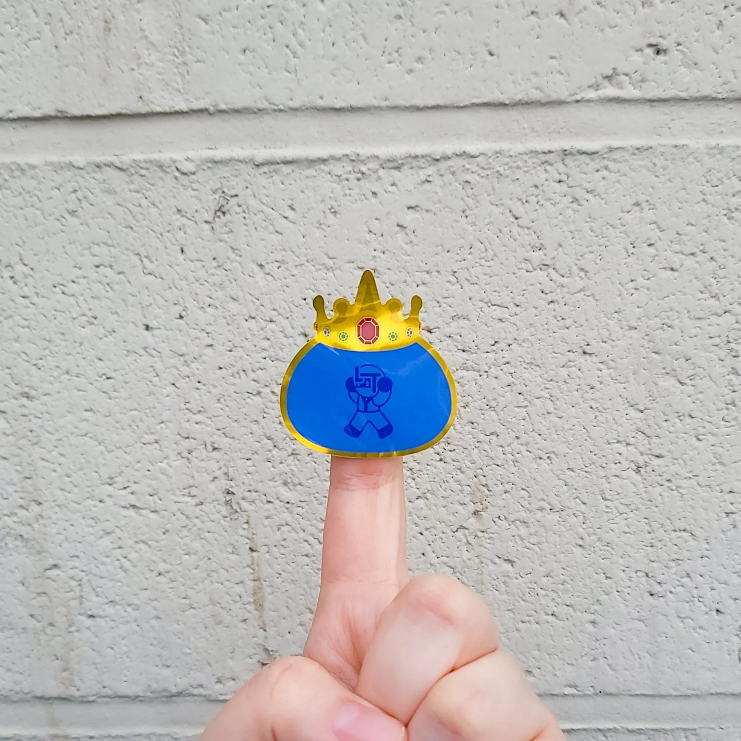 Terraria - King Slime Metallic Sticker