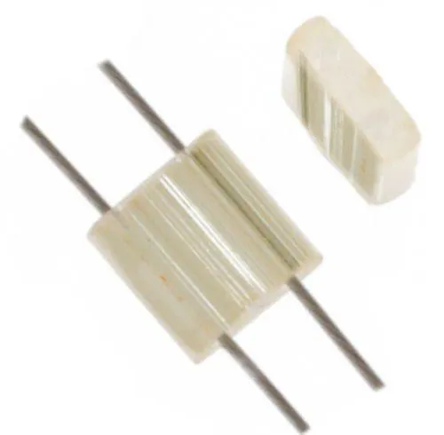 TILA 5x5mm 2Hole approx. 5.2g Ivory Transparent