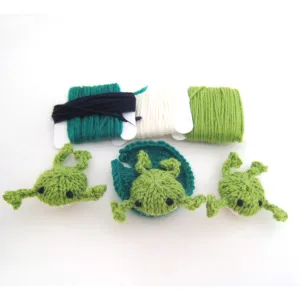 Tiny Frog Knit Kit